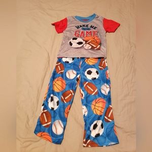 PJ & Me flame resistant pajamas set Sz-4T Boys